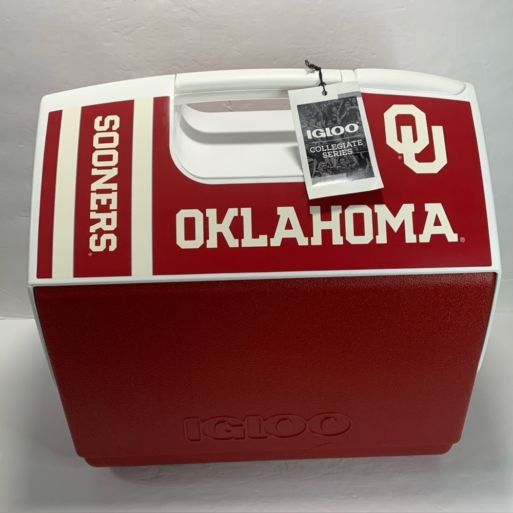 Oklahoma Sooners Igloo 16 Qt Playmate Elite Cooler Collegiate Series NWT